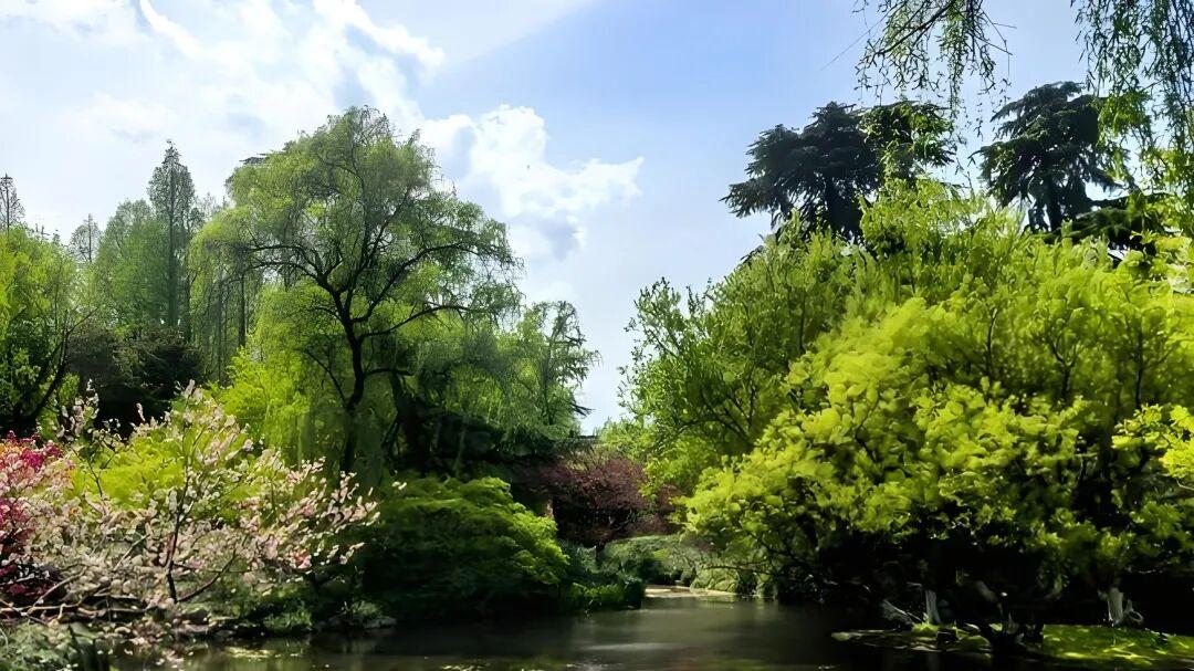 七律·初春闲游逸景