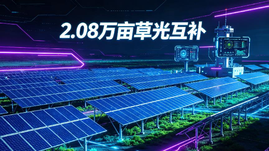 2.08万亩“草光互补”开启新疆融合发展新篇章