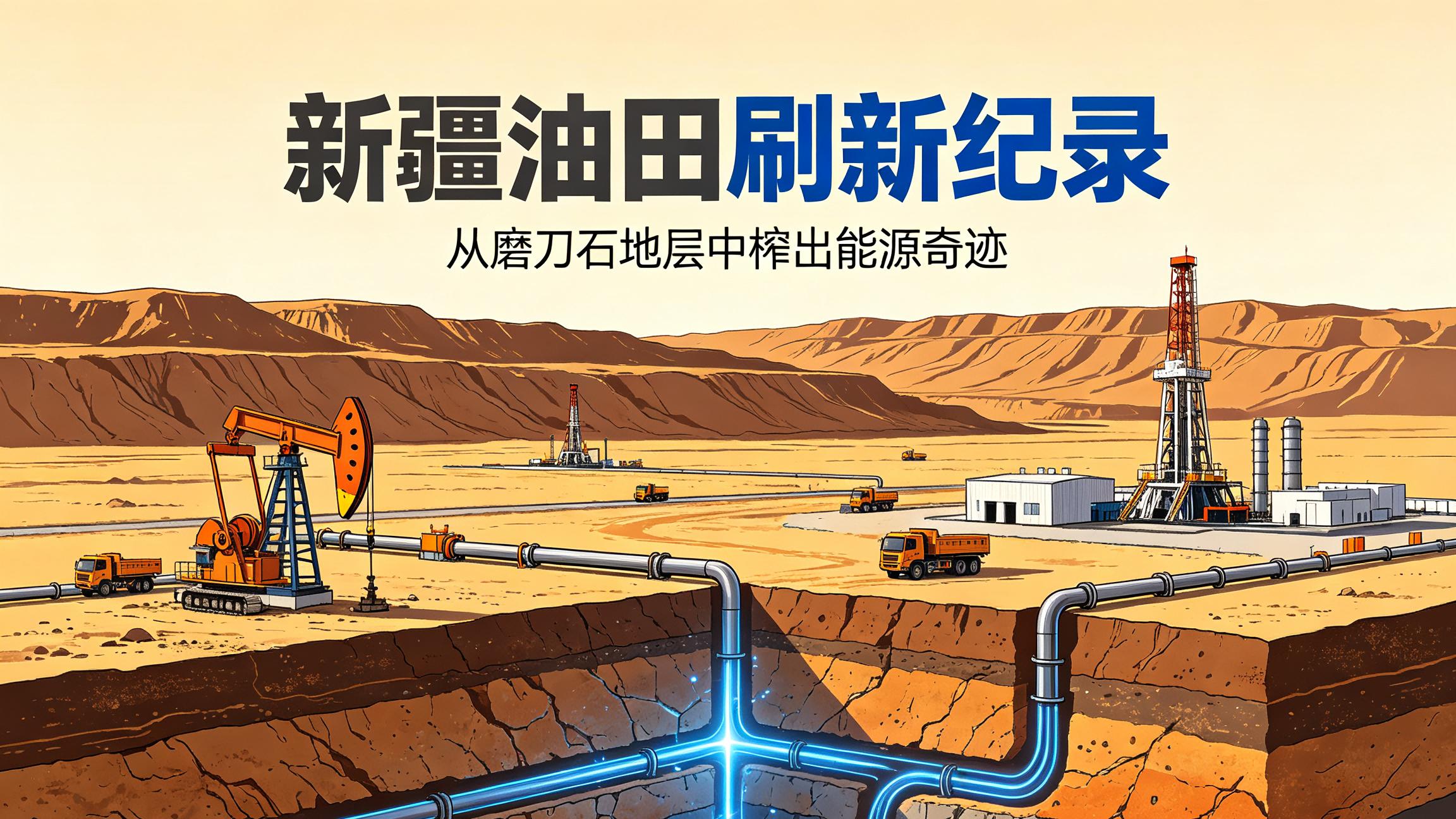 新疆油田刷新纪录：中国如何从“磨刀石”里榨出能源奇迹
