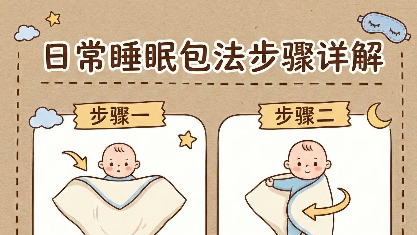 新手爸妈收藏！襁褓包法大揭秘