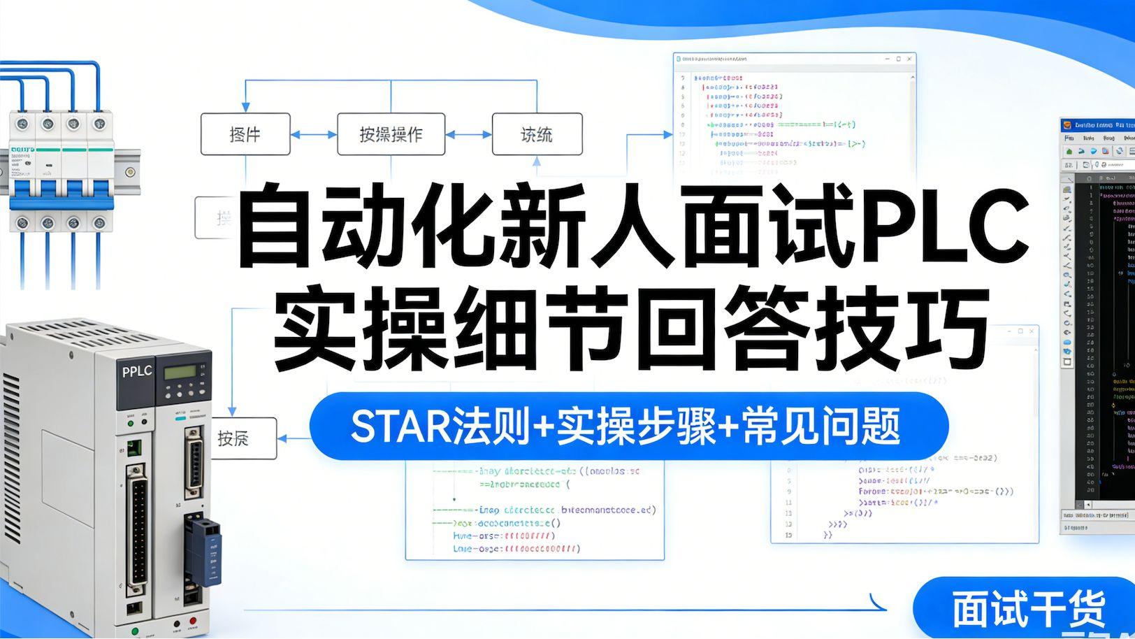 自动化行业新人，面试被问PLC项目实操细节，该怎么回答更出彩？