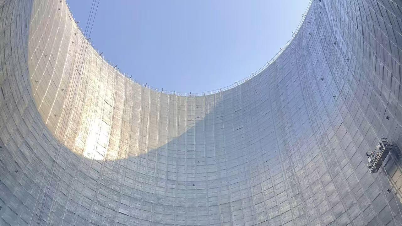 钢铁厂冷却塔防腐项目圆满完工 提升设备抗腐能力