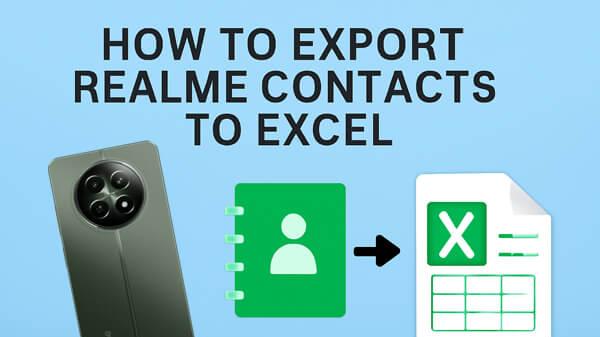 将 realme 联系人导出到 Excel 的 4 种方法