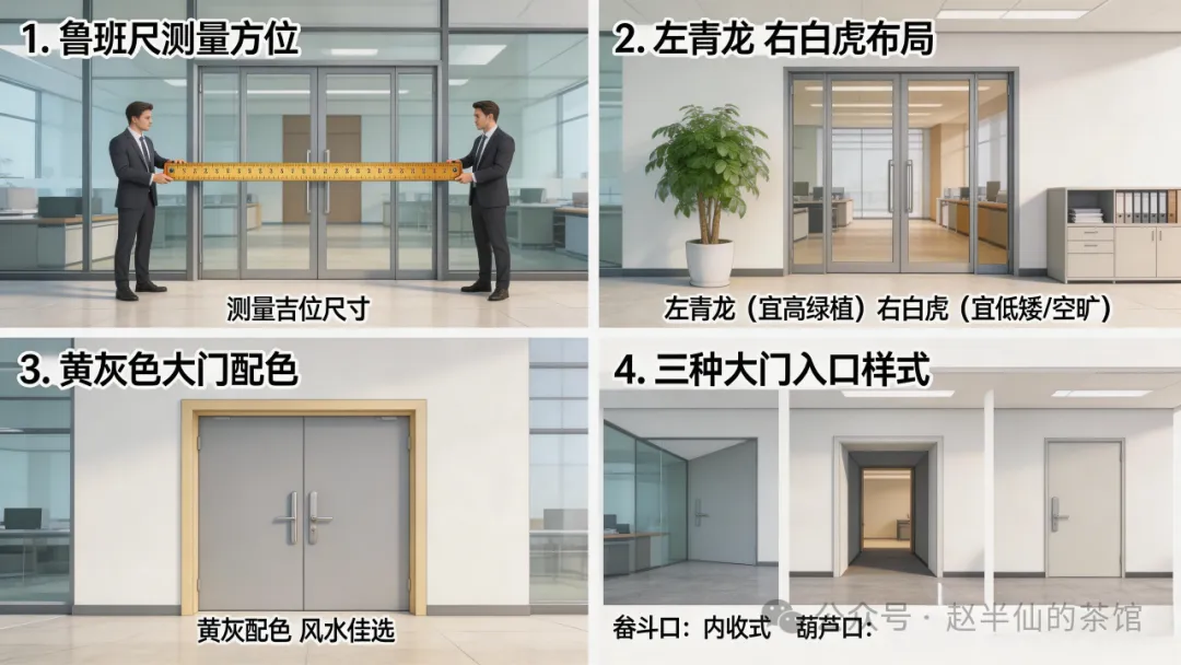 那公司办公室大门朝向选对了没有（专业实操版） ​