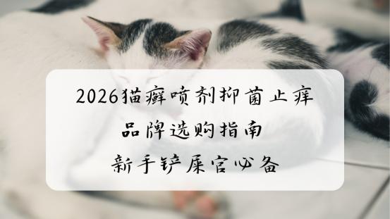 2026猫癣喷剂抑菌止痒品牌选购指南 新手铲屎官必备