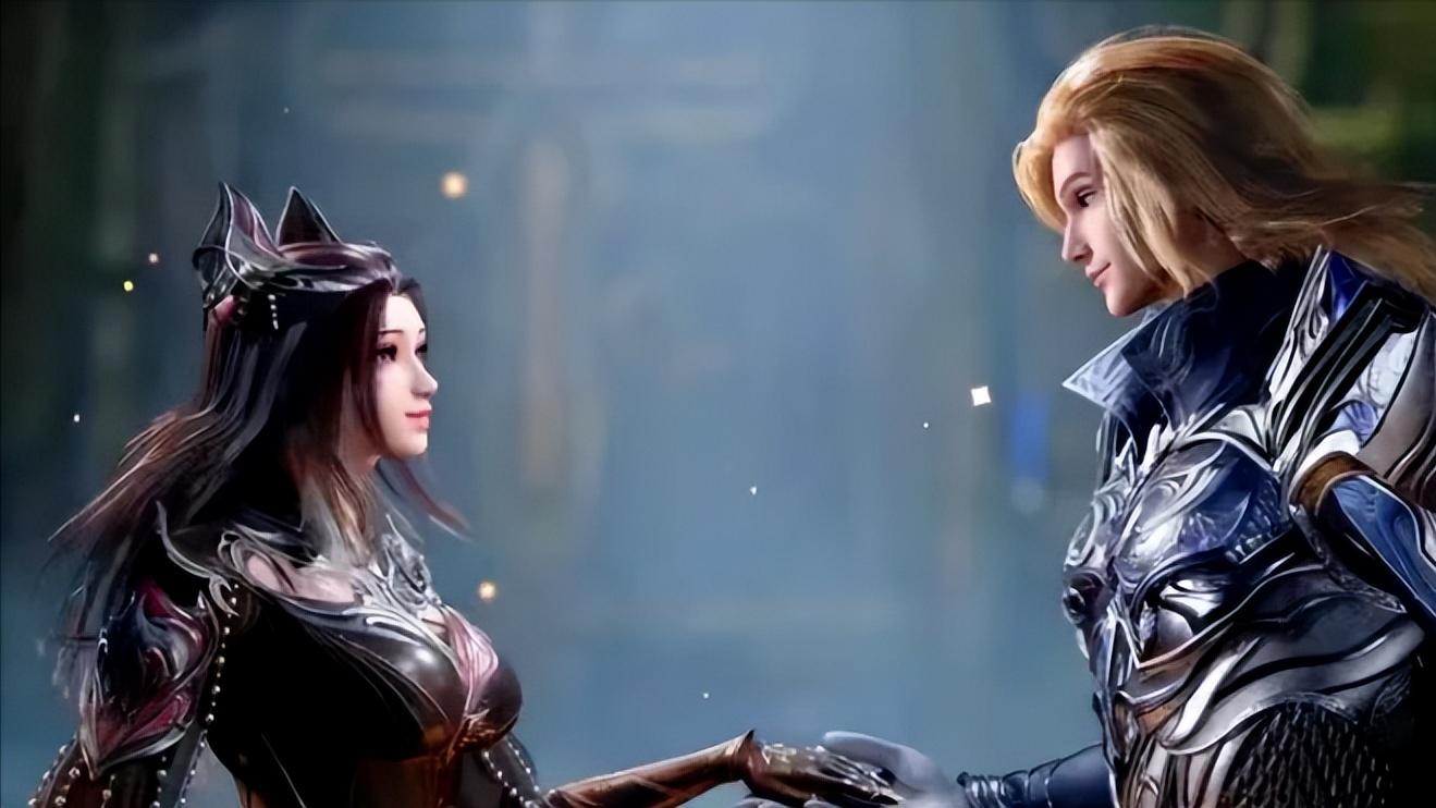 绝世唐门：霍雨浩飞升神界！第一次见小舞就忍不住多看几眼，结果成功惹怒了唐三！