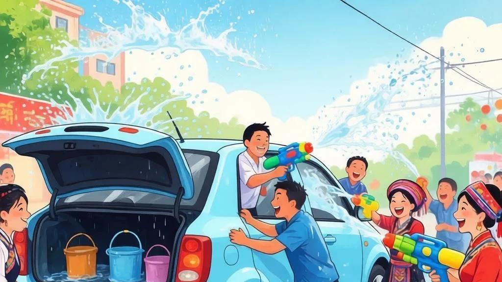 泼水节嗨的是游客商家，倒霉的全是要赶考勤的打工人