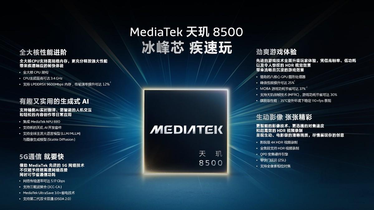 联发科双芯亮相，REDMI新机本月搭载