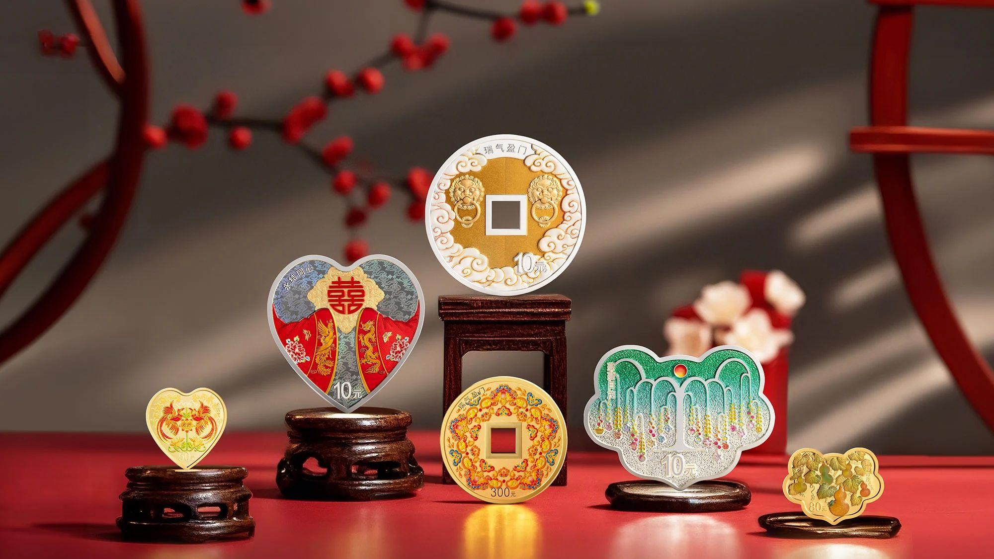 2025年吉祥文化永结同心30克心形银币小幅上涨！