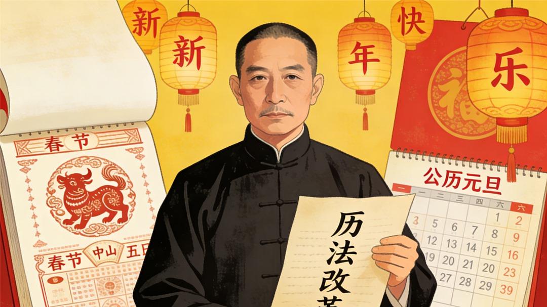 元旦与春节的演变：孙中山改元旦，袁世凯改春节