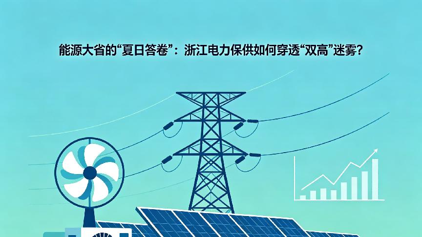 能源大省的“夏日答卷”：浙江电力保供如何穿透“双高”迷雾？