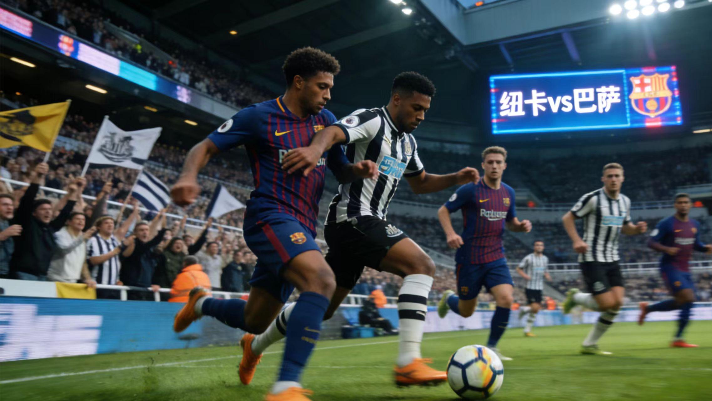 欧冠纽卡主场再遇巴萨，能否完成复仇？