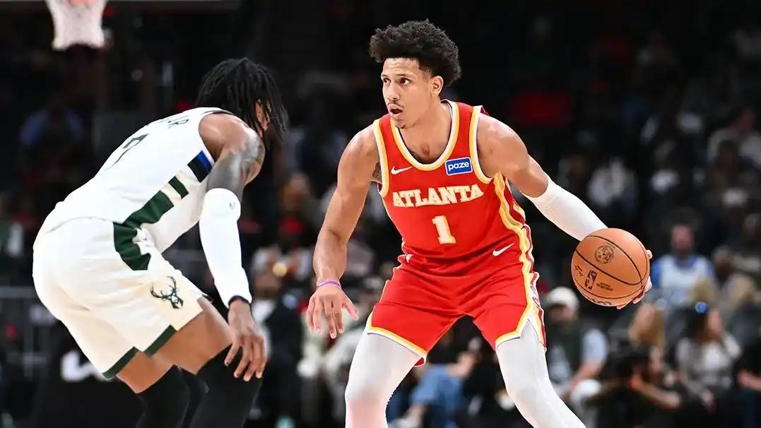 老鹰23分大胜雄鹿豪取9连胜！CJ创加盟新高 约翰逊斩三双