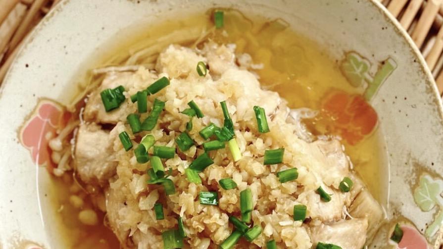蒜香清蒸鸡胸肉家常做法