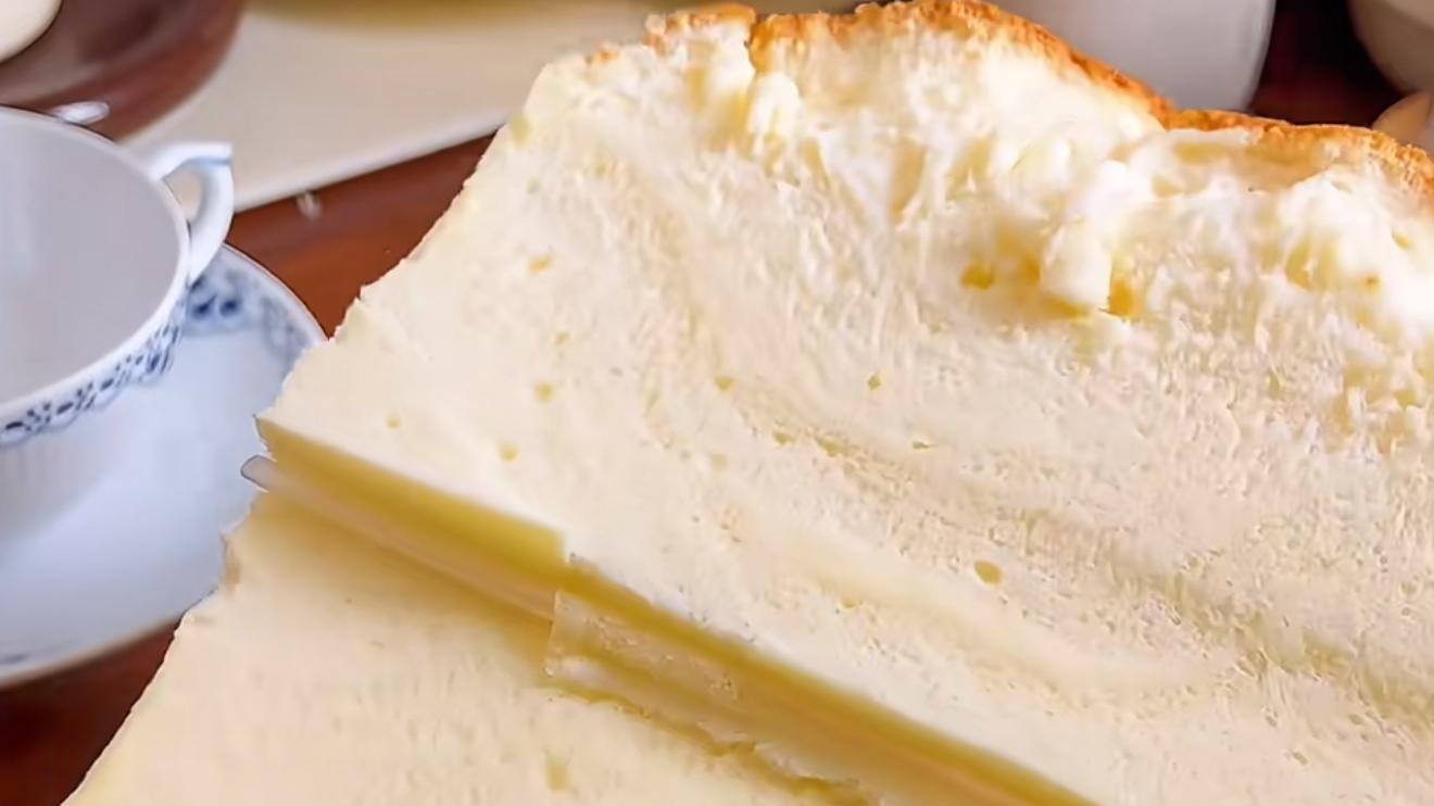 治愈系甜品！云朵舒芙蕾蛋糕（0失败配方）