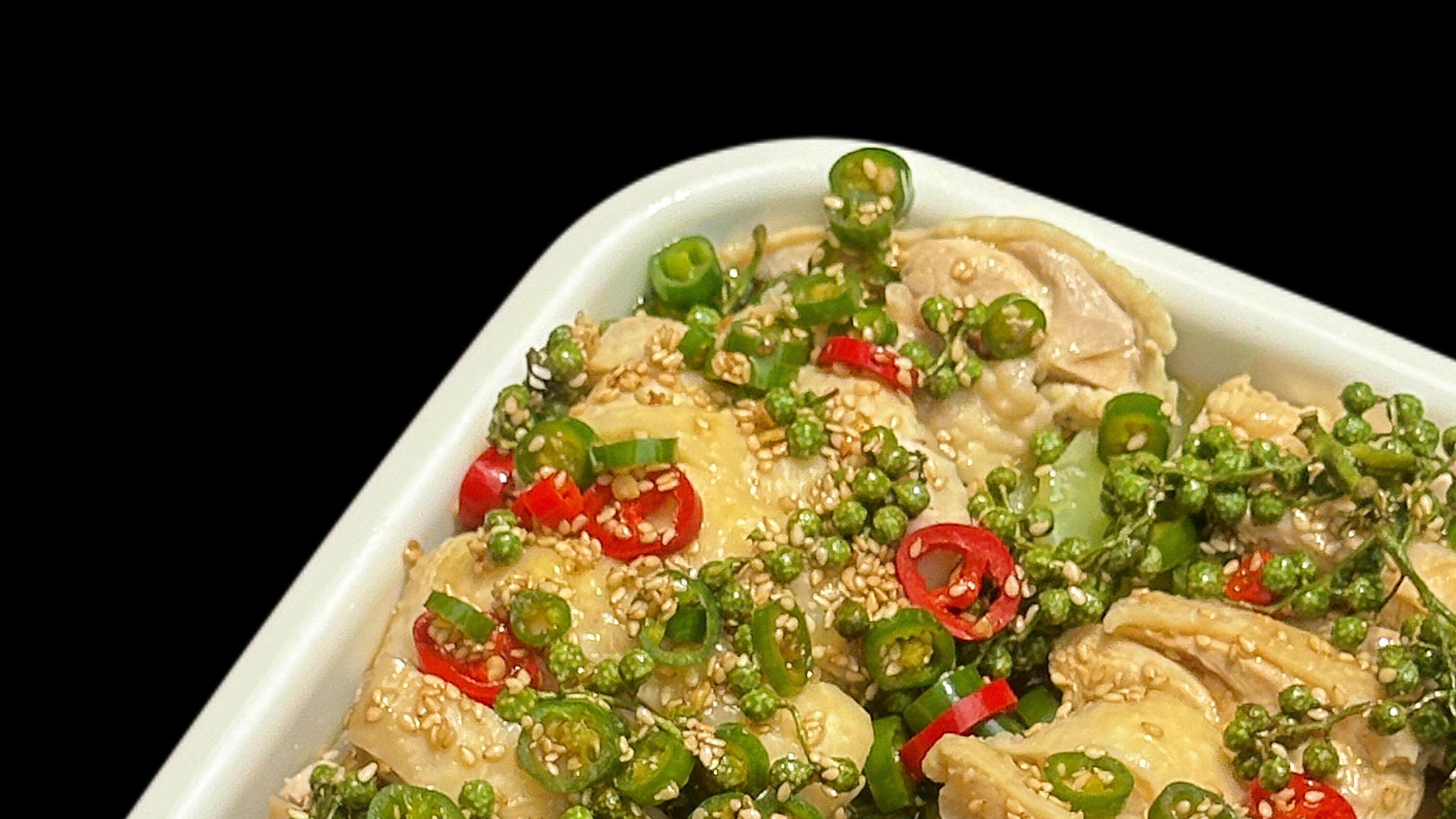 清辣藤椒鸡：椒香麻辣，冷藏后更入味的夏日凉菜