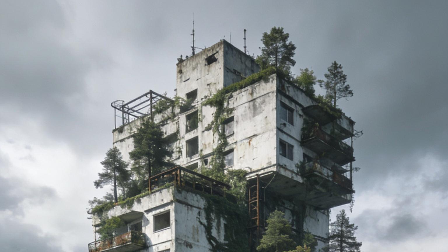 末日遗迹｜藏在森林里的巨型建筑迷宫