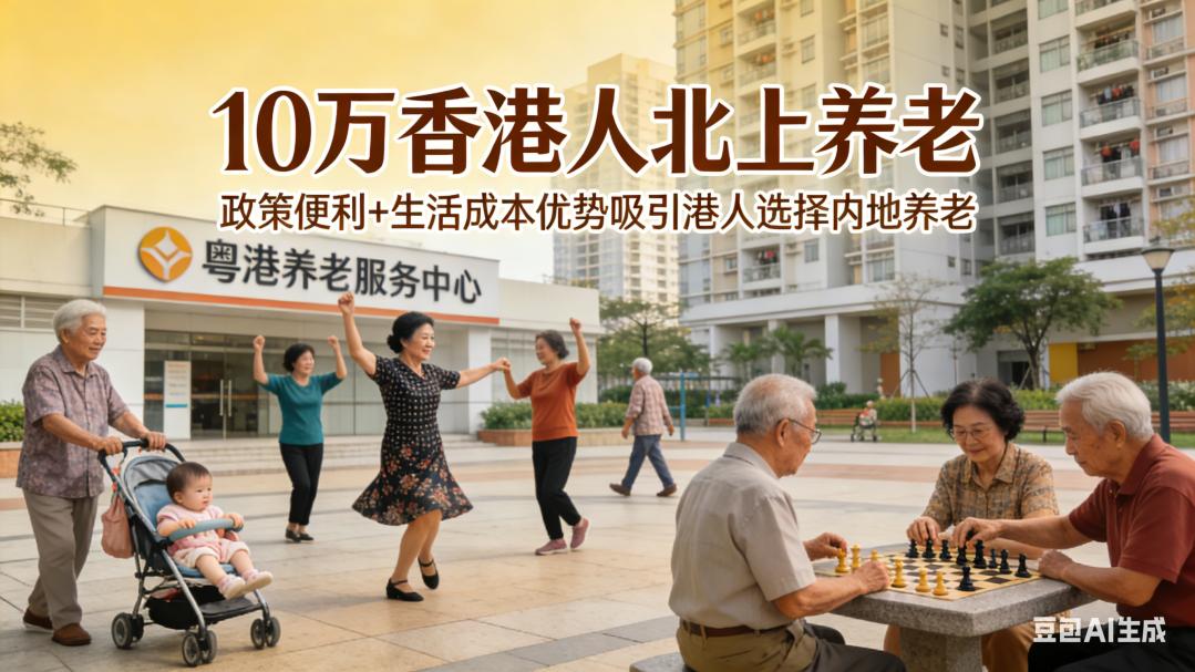 为什么10 万港人北上养老？