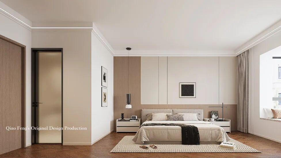 设计作品｜雁滩科教城160㎡老宅新生：以原木为笔，绘就温柔现代日常