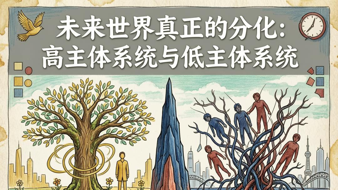 未来世界真正的分化：高主体系统与低主体系统