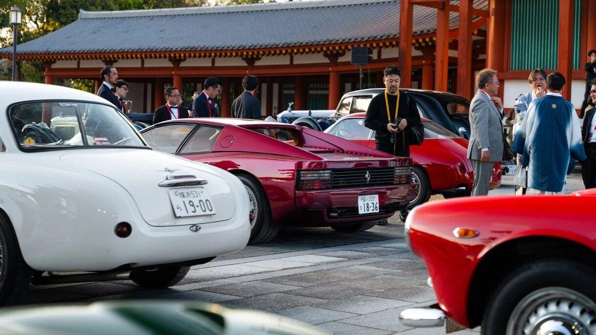 日本隐秘老爷车圣殿！樱花古寺下的世界级优雅车展