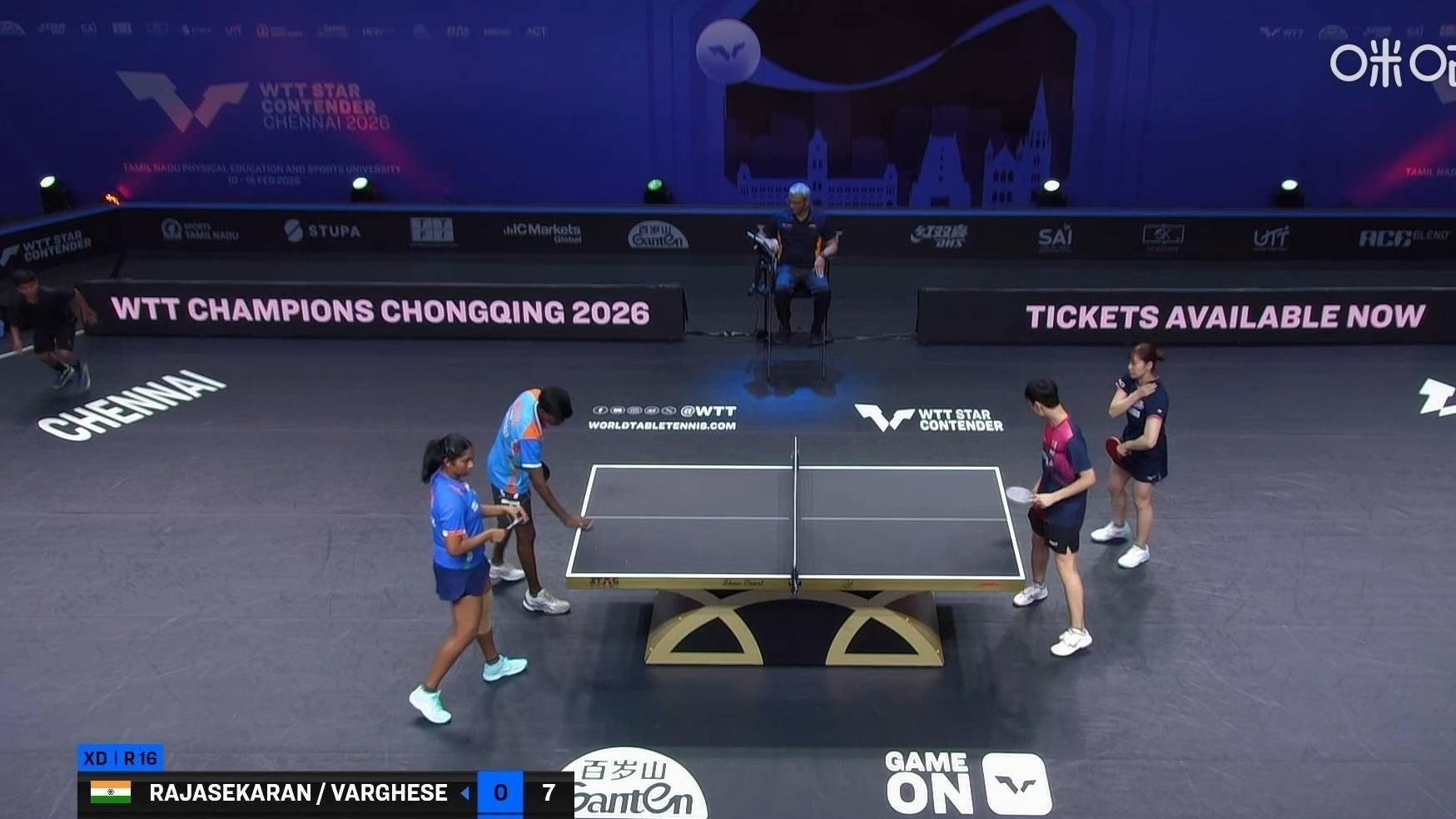 樊振东冲击欧冠四强，印度队混双冲击冠军，万远险胜迪亚科努