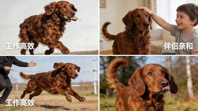 爱尔兰水猎犬：水中驰骋的卷毛猎手