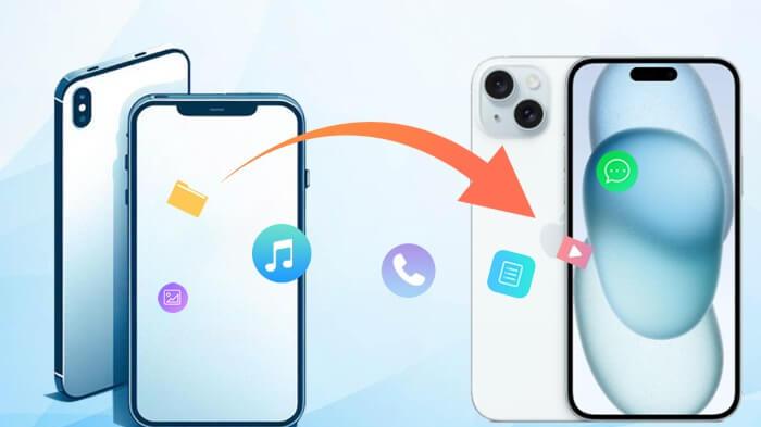 没有iCloud, 如何将数据从iPhone传iPhone