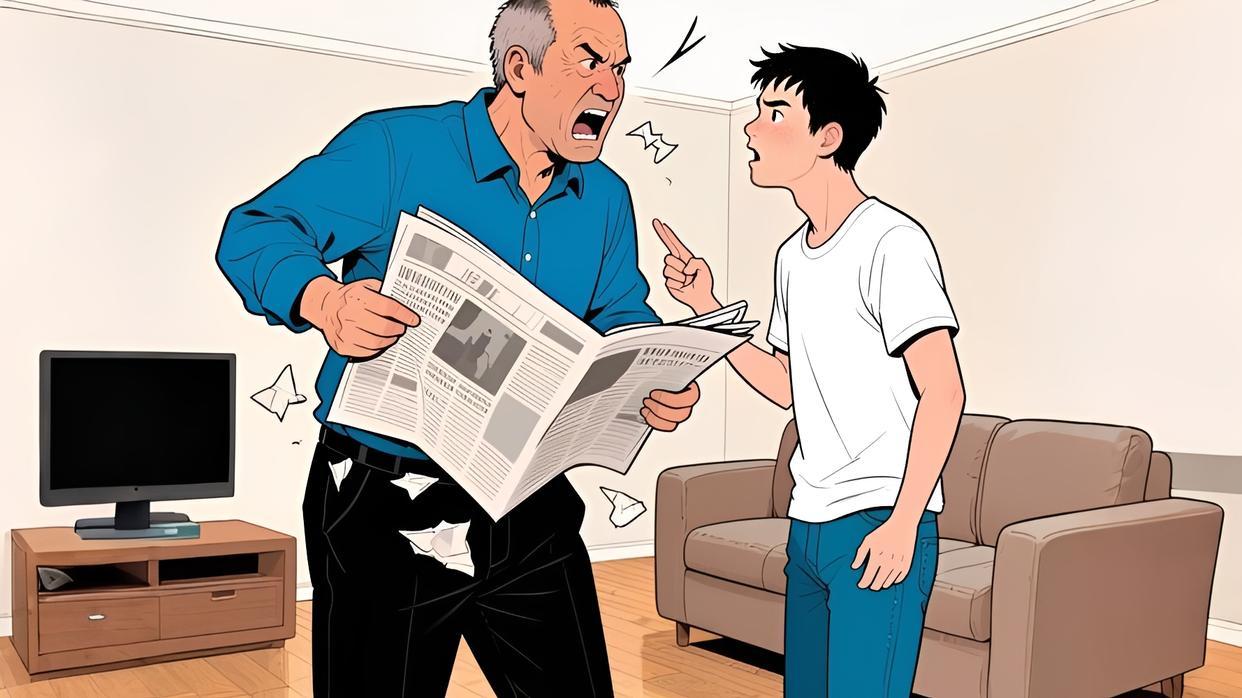 2017年，湖南一老人哭诉儿子不孝，儿子却怒斥父亲晚节不保