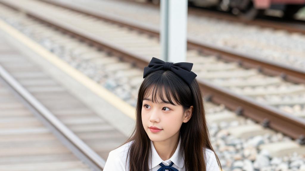 蓝系格纹日常穿搭｜清爽显瘦搭配技巧