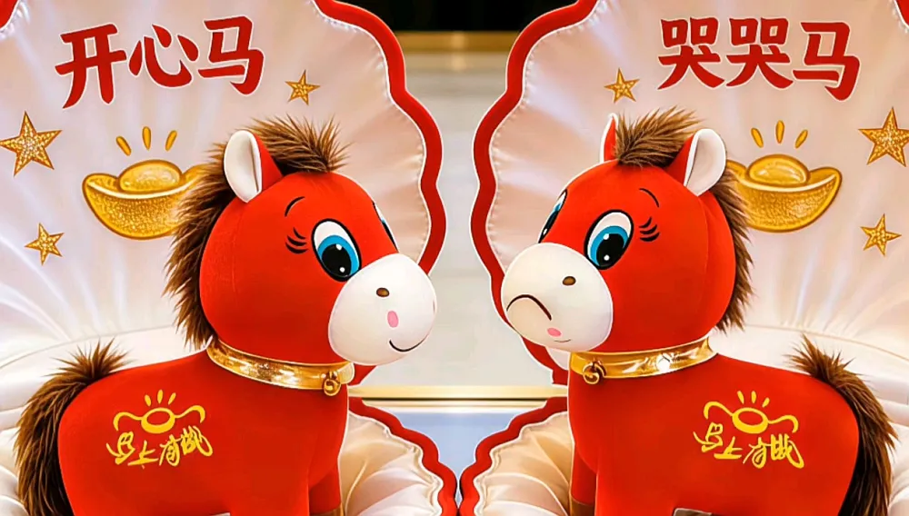 那只委屈巴巴的哭哭马玩具，凭啥能击中无数中年人的心？