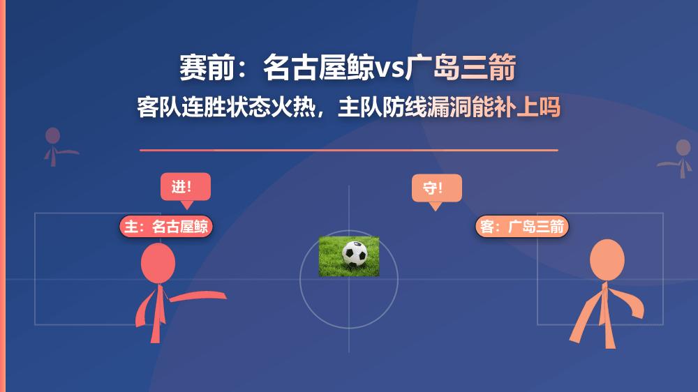 名古屋鲸vs广岛三箭：客队连胜状态火热，主队防线漏洞能补上吗