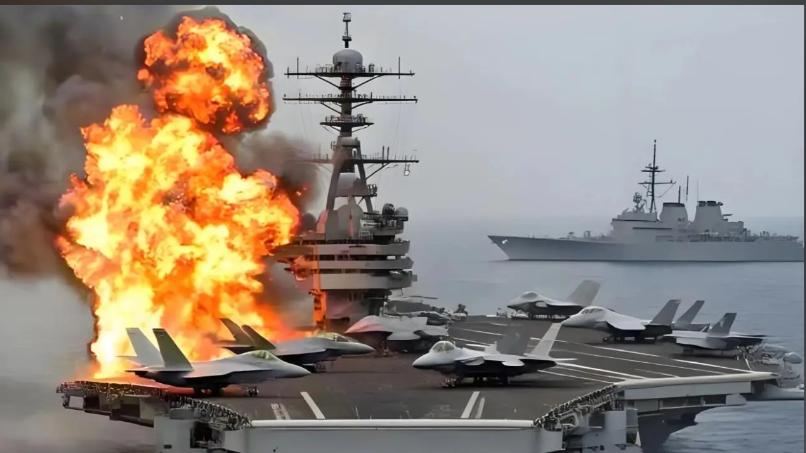 “林肯”号航母被炸？ 美军承认快顶不住了 伊朗喊话：不识抬举