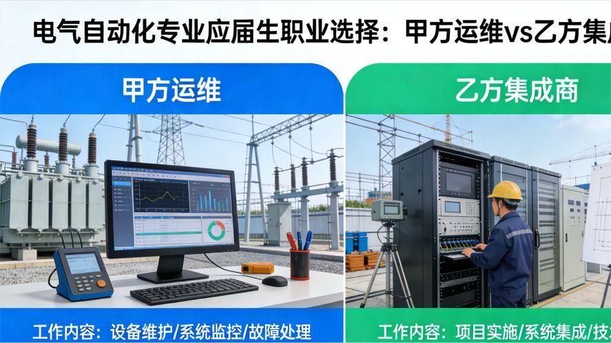电气自动化专业，应届生该选甲方运维还是乙方集成商？