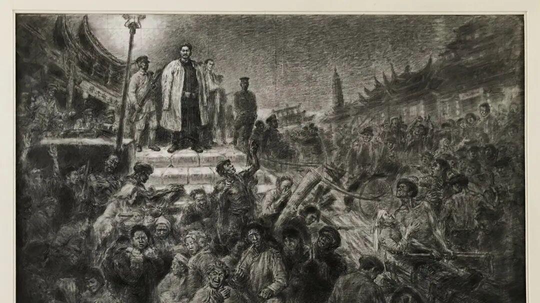 著名历史题材画家车宪辉历史题材美术作品选登《红军不怕远征难》