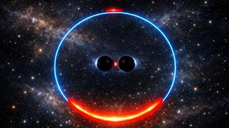 引力透镜技术似乎揭示了超大质量黑洞对