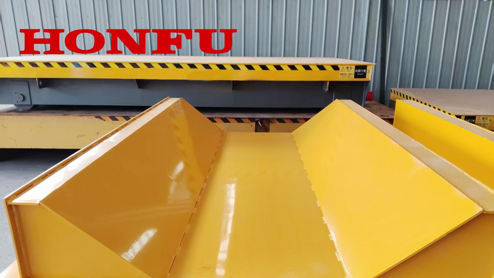 22吨360度旋转平板车操作教程：车间重载转运必备！山东宏孚HONFU