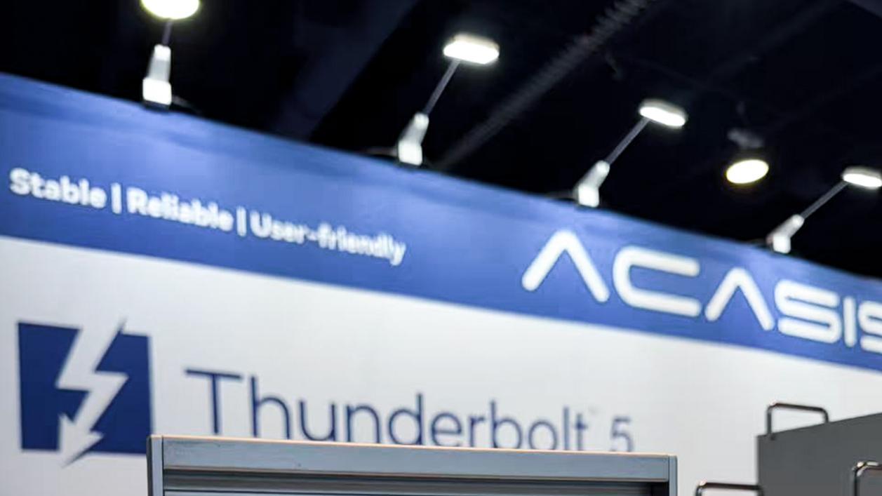 革新存储体验：阿卡西斯CES发布全球首款Thunderbolt 5满速硬盘盒