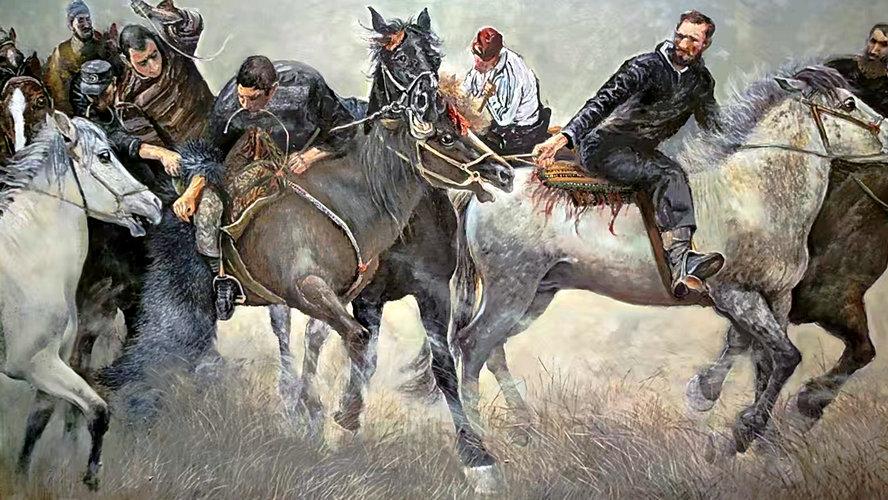 马年迎新春：张峰泼墨画马，藏尽华夏精气神与吉祥意