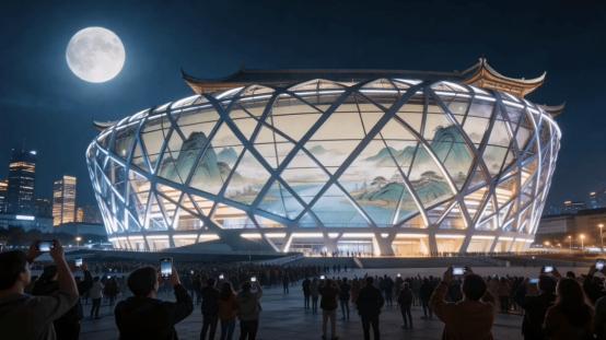 光影赋能城市客厅——工程投影点亮大型场馆与公共空间