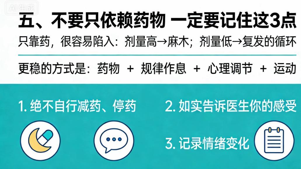 吃药后情绪变“麻木”？双相情感障碍用药的5个真相，建议收藏