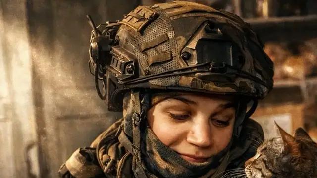 乌克兰机械化旅女少尉，被纳粹主义洗脑18岁参军！