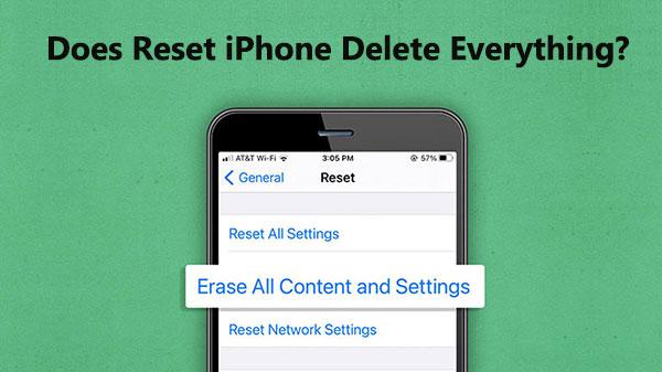 重置 iPhone 会删除所有内容吗？在这里查看答案！
