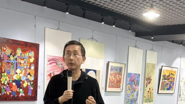 丹青和鸣 凤韵传情 | 凤阳凤画·金山农民画联展在金山隆重开幕