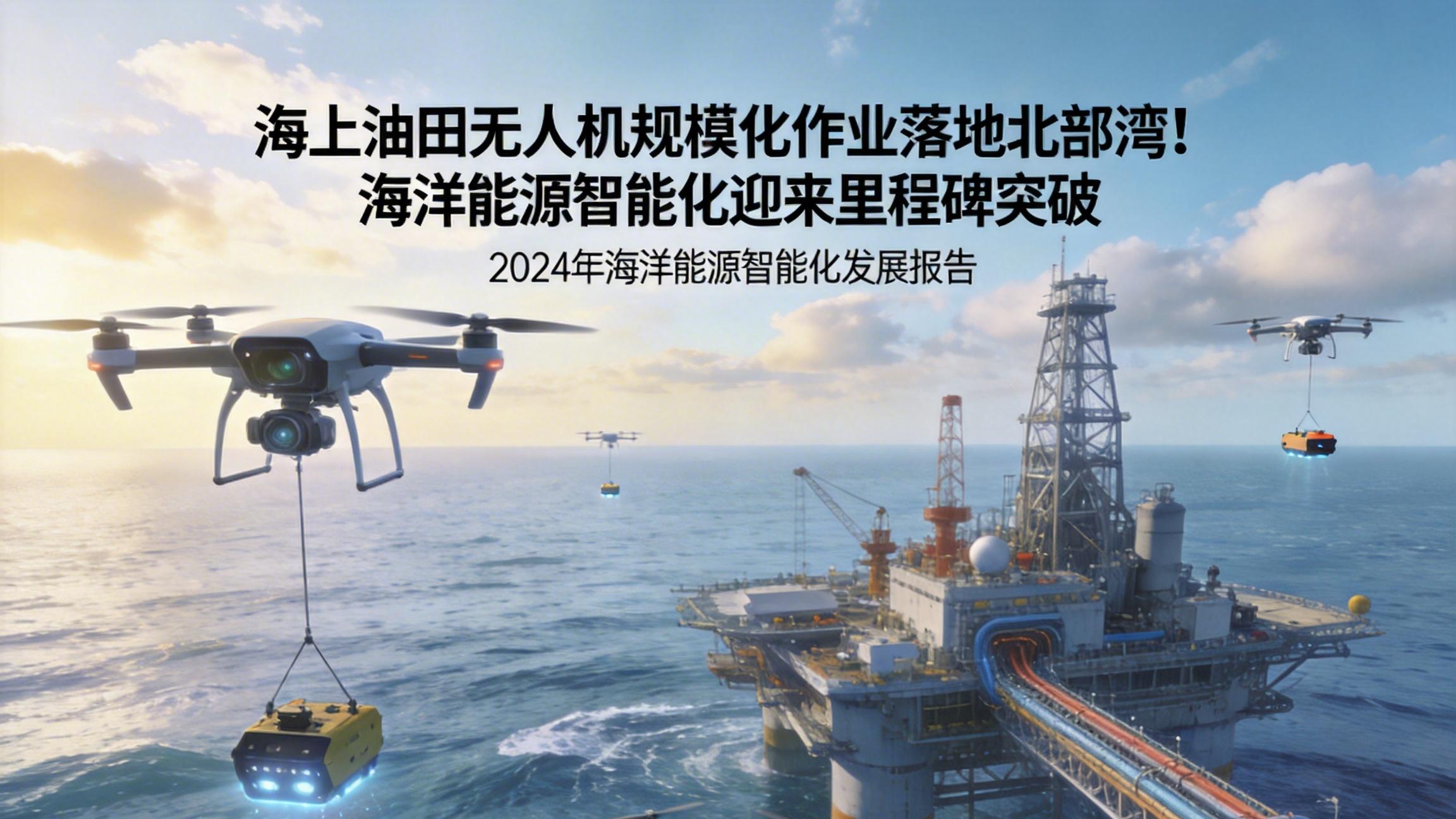 海上油田无人机规模化作业落地北部湾！海洋能源智能化再迎里程碑