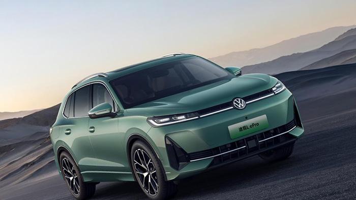 大众尖货 途观L ePro新车曝光1300km续航6月登场