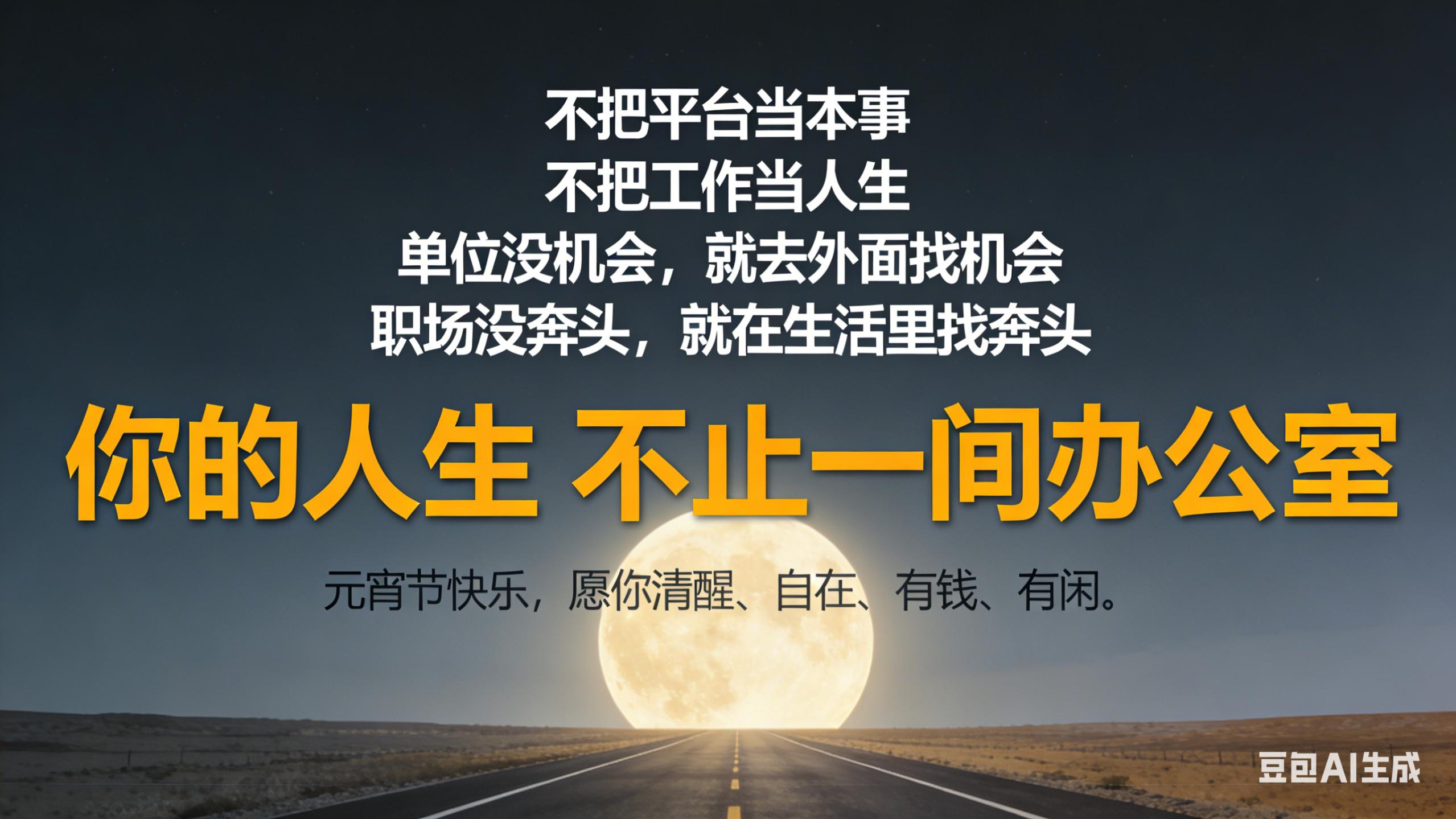 元宵节过完，我终于承认：升不了职，不是我不够努力