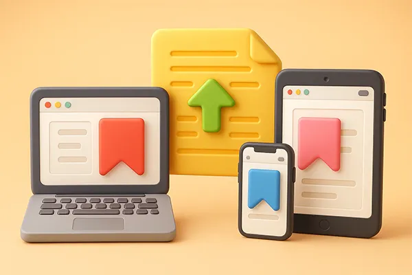 如何将 Safari 浏览器中的书签导出到不同的苹果设备