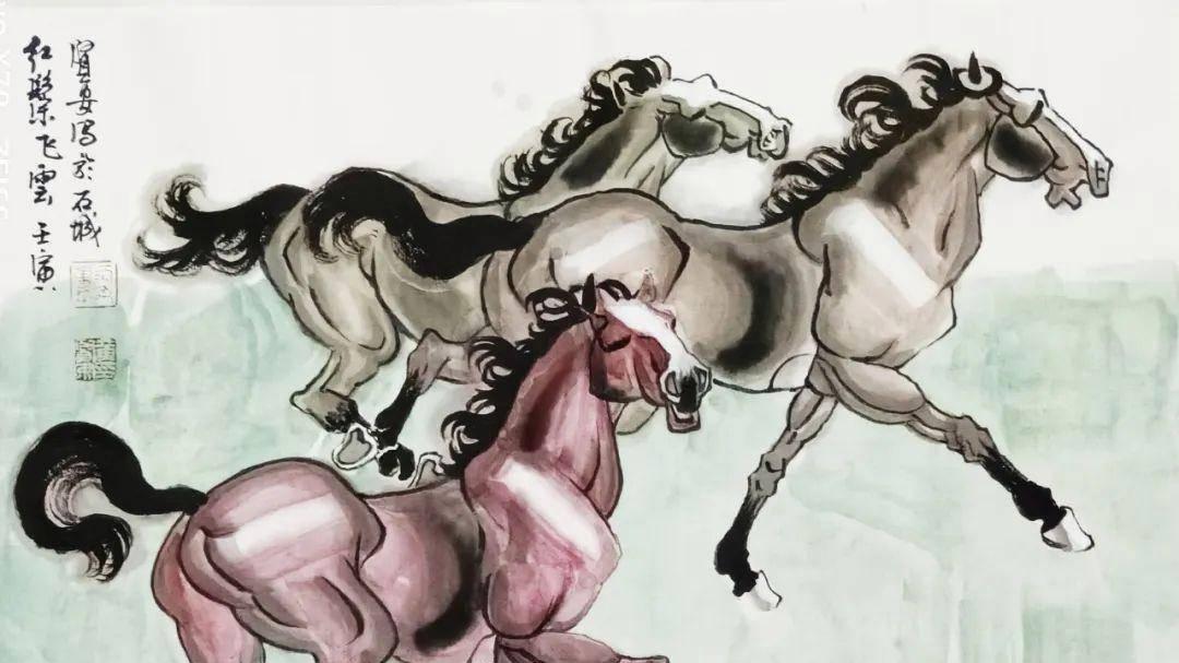 笔墨铸神骏 丹心传龙马——记当代画马名家黄贤安