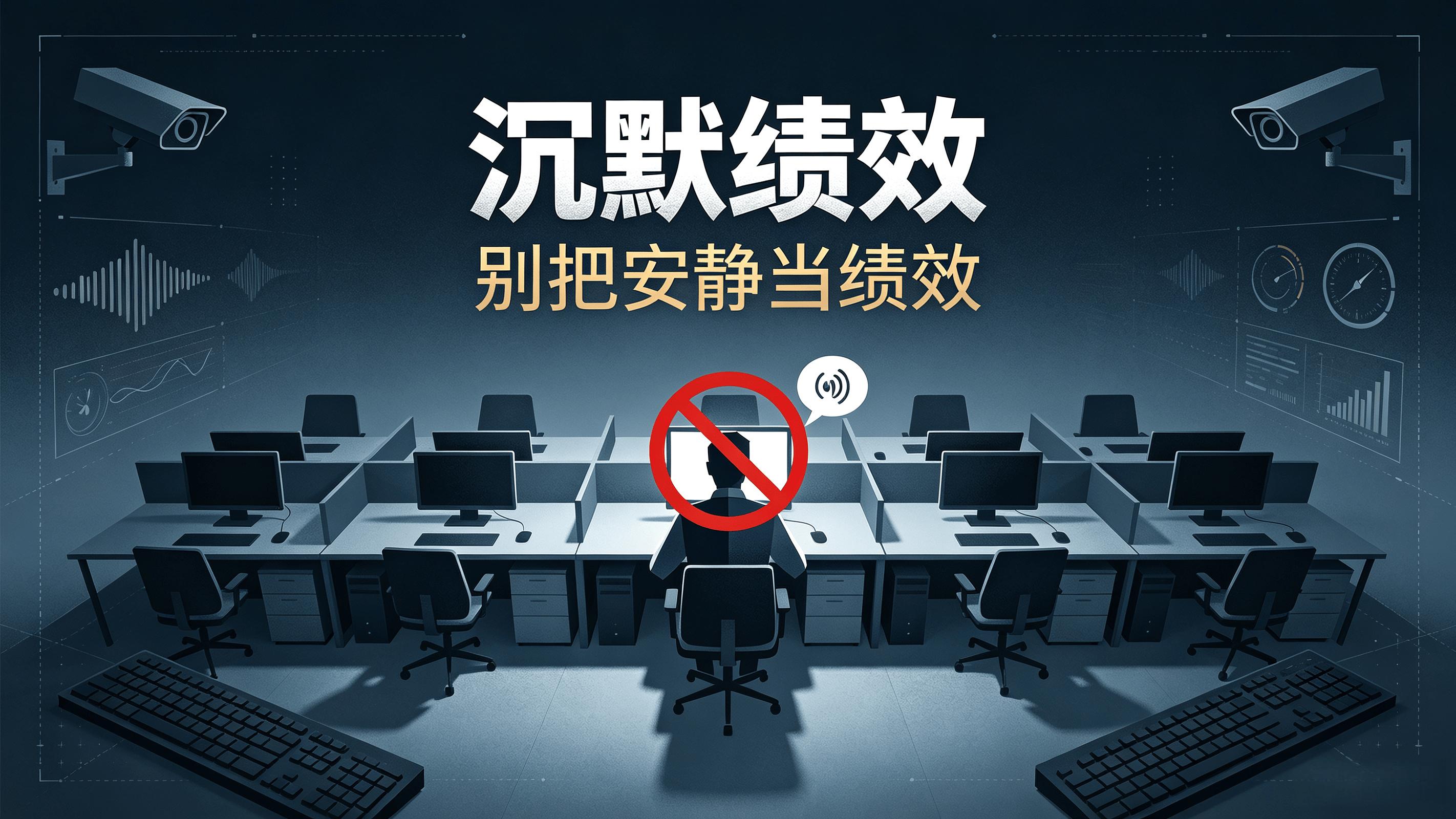 安静区里，带薪哑巴们正在集体失语